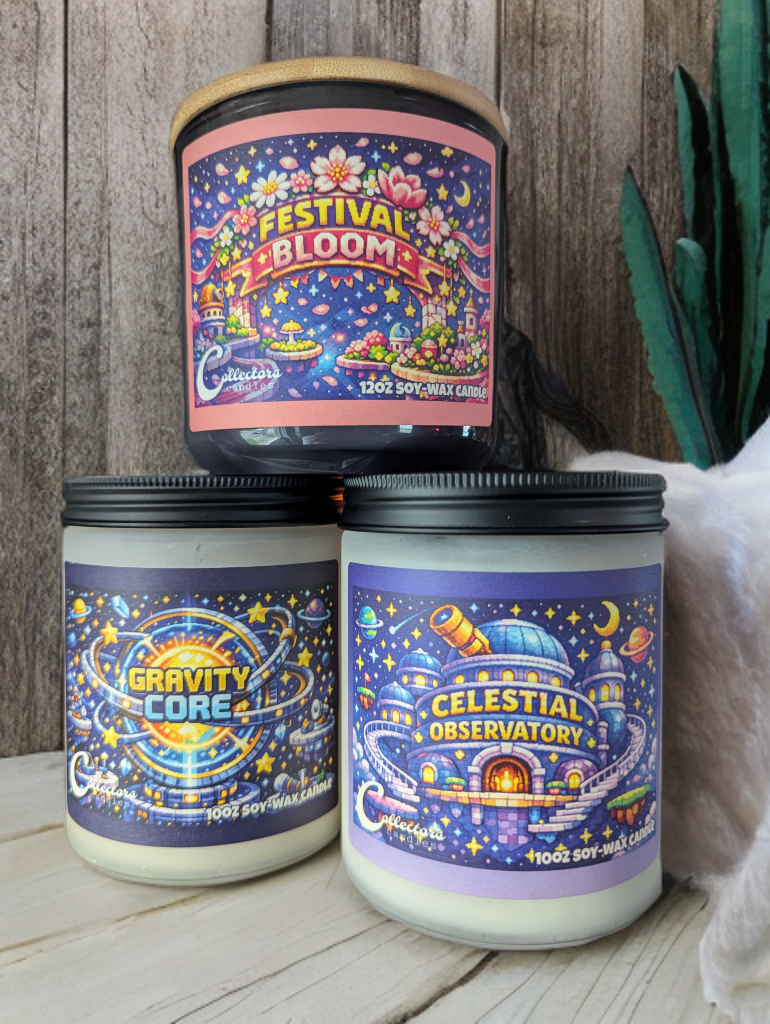 Space Game Series Candles