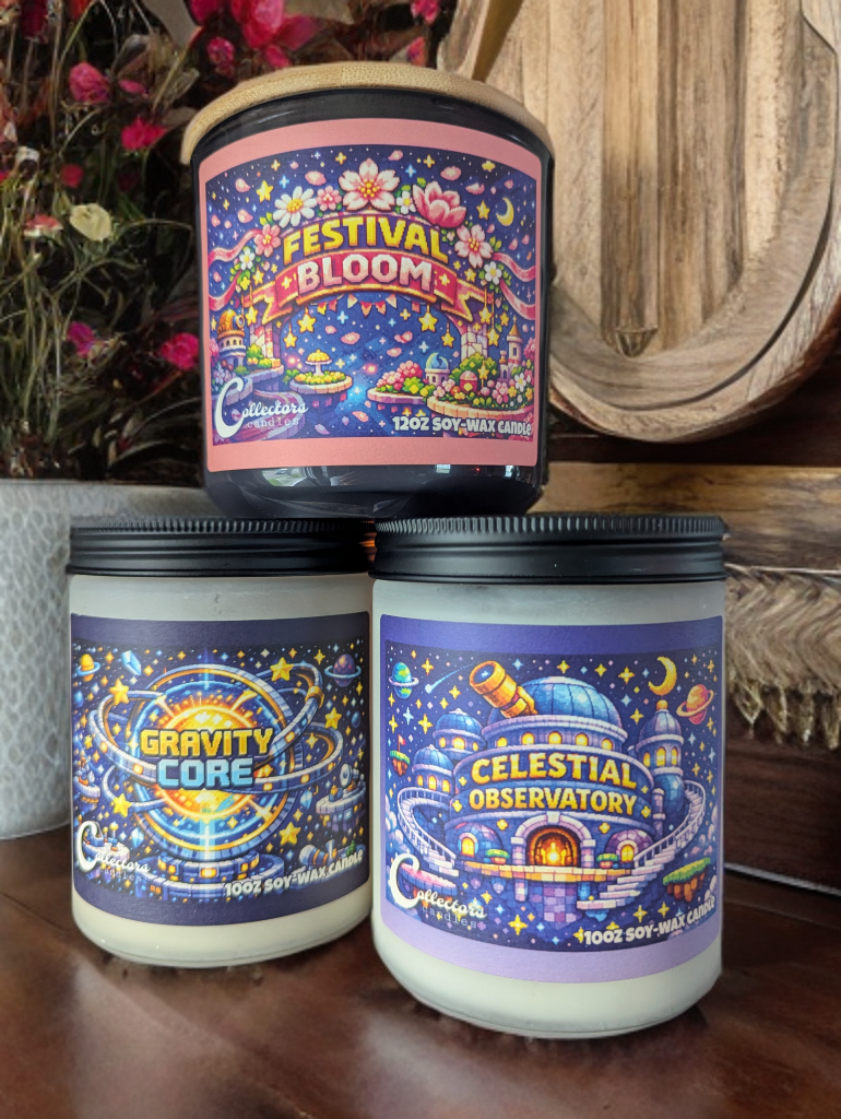 Space Game Series Candles